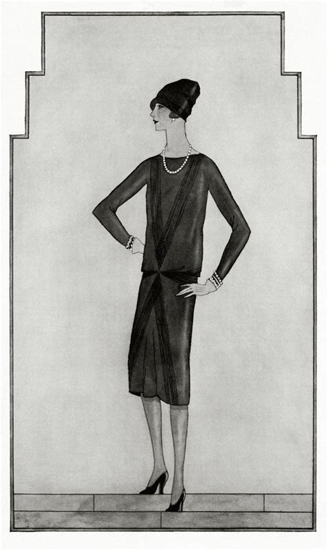 1926 vogue chanel little black dress